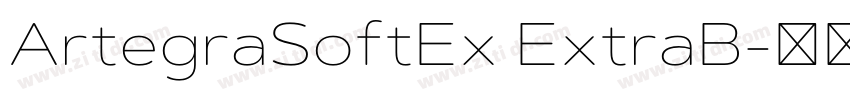ArtegraSoftEx ExtraB字体转换